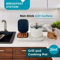 AD 6421 Stacja śniadaniowa 2 w 1 - grill i garnek do gotowania