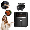 Frytkownica beztłuszczowa Air Fryer 8L 1700W Berdsen BD-662 czarna