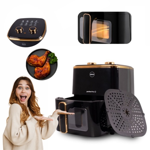 Frytkownica beztłuszczowa Air Fryer 5L 1500W Eldom FR40 czarna