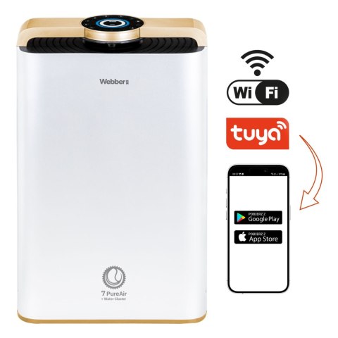 Oczyszczacz powietrza Webber AP9700 GOLD Wi-Fi