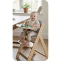 Drewniane krzesełko do karmienia Nelo Nukido regulowane z tacką 6m+