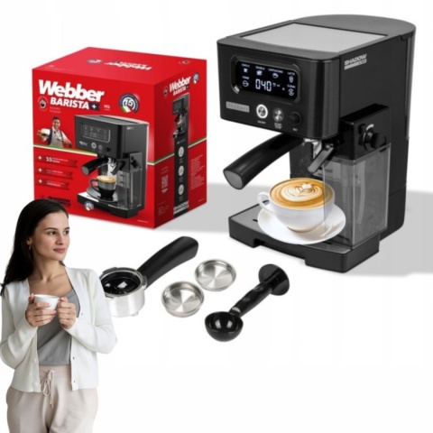 Ekspres ciśnieniowy kolbowy WEBBER BARISTA M5 ANDES 15 bar 1450W