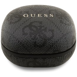 Guess 4G Classic Metal Logo - Słuchawki Bluetooth TWS ENC + etui ładujące (czarny)