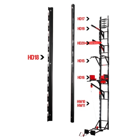 Kelton prowadnice do ściany. (para) HD18