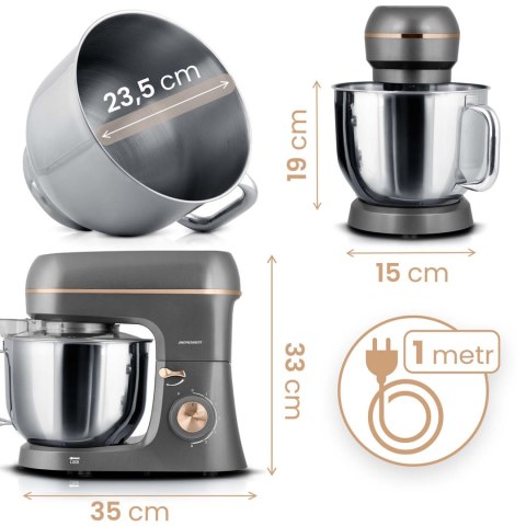 Robot kuchenny planetarny mikser 3w1 6l Berdsen 1400 W BD-756