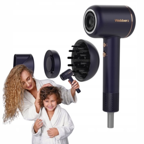 Suszarka do włosów Webber VENTA HD1698 3w1 1600W jonizacja LED