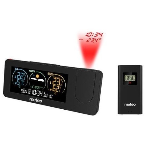 Stacja pogodowa METEO SP102 z DCF i projektorem bezprzewodowa