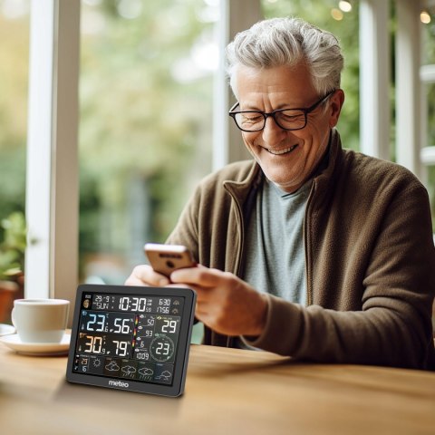 Stacja pogodowa METEO SP400 WiFi multi sensor PM2.5 UV ciśnienie