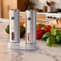 MK43 Elektryczny młynek do soli i pieprzu Webber INOX USB-C zestaw 2 szt.