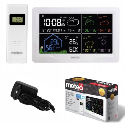 Stacja pogodowa METEO SP401 WiFi z prognozą pogody na 4 dni