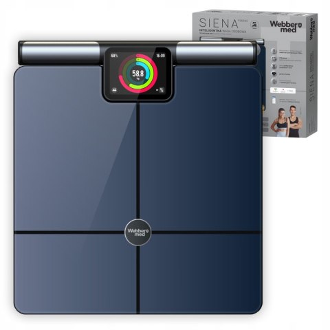 Waga łazienkowa inteligentna SIENA PS636C Webber PRO+ WiFi