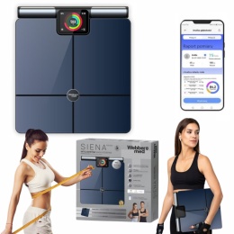 Waga łazienkowa inteligentna SIENA PS636C Webber PRO+ WiFi