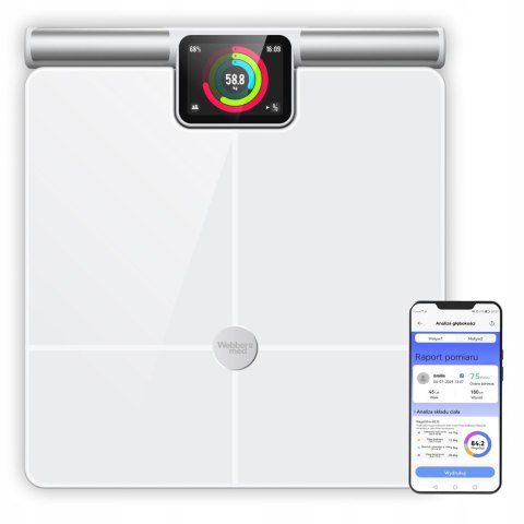 Waga łazienkowa inteligentna SIENA PS636 Webber PRO+ WiFi