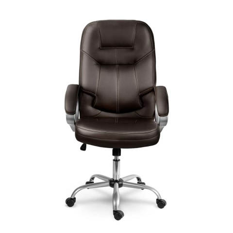 Fotel biurowy obrotowy Sofotel cimny brąz