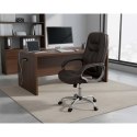 Fotel biurowy obrotowy Sofotel cimny brąz