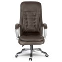 Fotel biurowy obrotowy Sofotel cimny brąz
