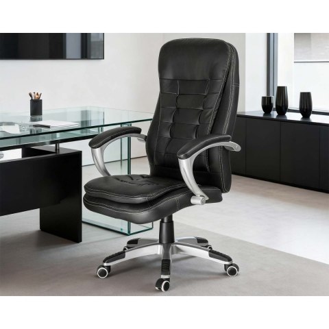 Fotel biurowy obrotowy Sofotel czarny