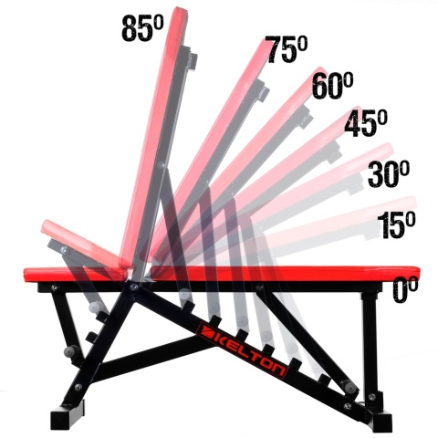 Ławka regulowana Kelton HEAVY Avenger HL10 z regulacją rączką do 500 kg