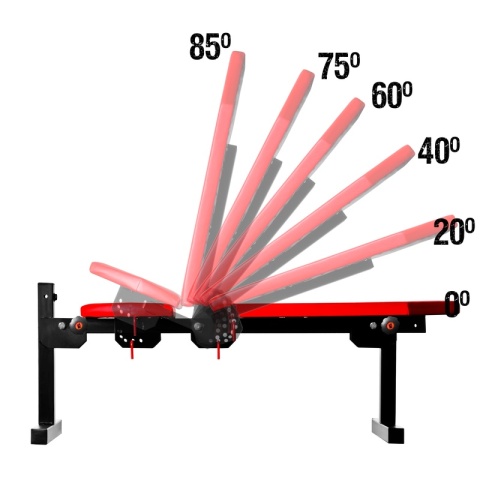 Ławka składana regulowana Kelton HL12 500kg 6x6
