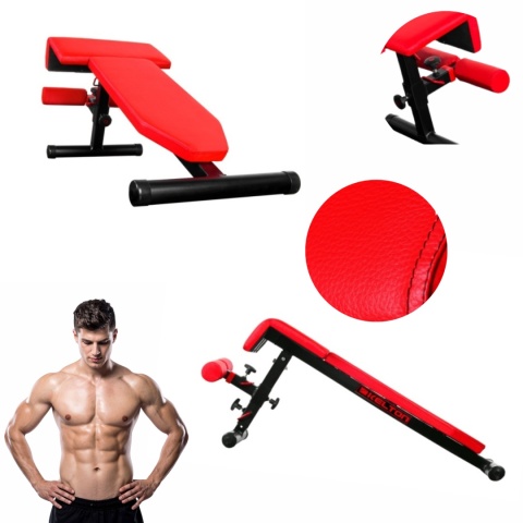 Ławka skośna Kelton HEAVY HL13 regulowana 9 kątów 400kg ABS