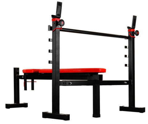 Ławka ze stojakami Kelton HEAVY Spartan HL7 regulowana do 500kg