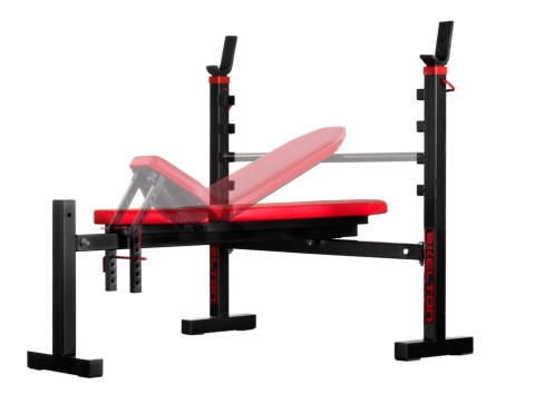 Ławka ze stojakami Kelton Spartan HL2 regulowana profil 50x50