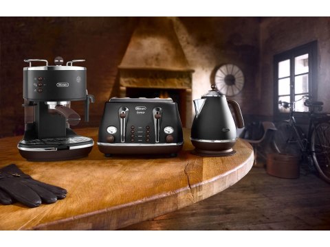 Ekspres DeLonghi ECOV311.BK (1100W; kolor beżowy)