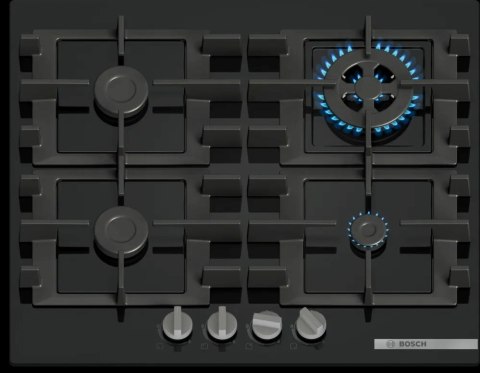 Zestaw piekarnik BOSCH HBA514BB3 + prowadnice teleskopowe BOSCH HEZ538000 + płyta gazowa BOSCH PNH6B6K40