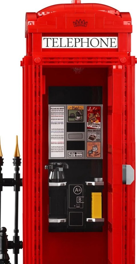 LEGO Ideas 21347 Czerwona londyńska budka telefoniczna