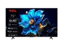 Telewizor TCL 75T69C QLED 75" 4K Ultra HD Google TV Dolby Atmos DVB-T2 Metaliczny