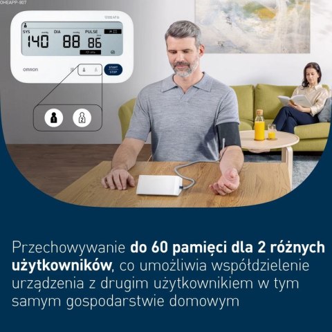 Ciśnieniomierz Omron M3 COMFORT AFIB + zasilacz