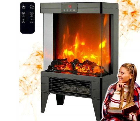 Grzejnik elektryczny w formie kominka Q20P CARRUZZO