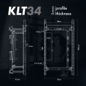 Klt34 Wielofunkcyjna Klatka Treningowa Składana Grey Hms