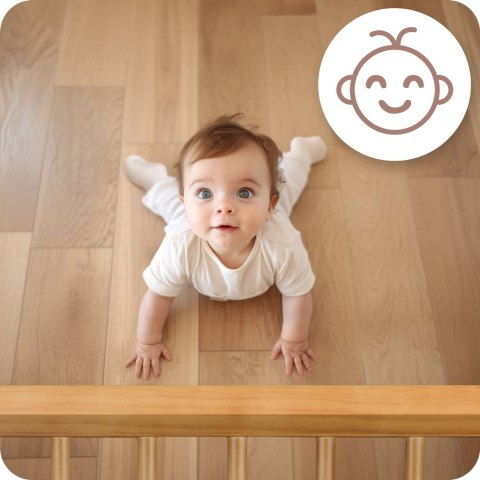 Barierka bramka zabezpieczająca czarna Nukido 718200