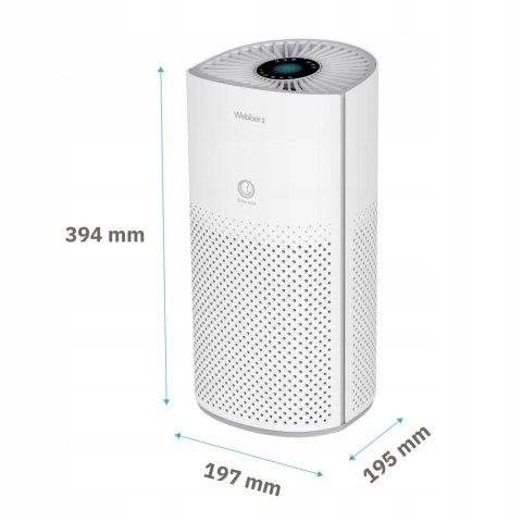 Oczyszczacz powietrza Webber ROSEG AP8550 HEPA H13 UV-C Wi-Fi do 25 m2