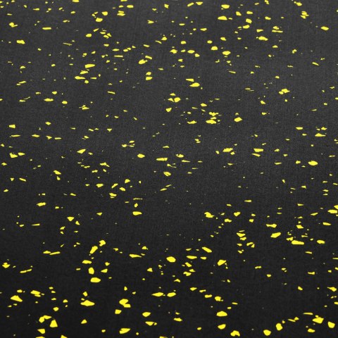 Pos35 Podłoga Gumowa Pod Sprzęt Fitness Z Wypustkami Black/Yellow Hms