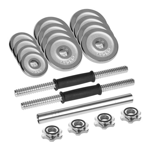 REBEL ACTIVE HANTLE REGULOWANE CHROMOWANE W WALIZCE Z GRYFEM, ZESTAW 15 KG