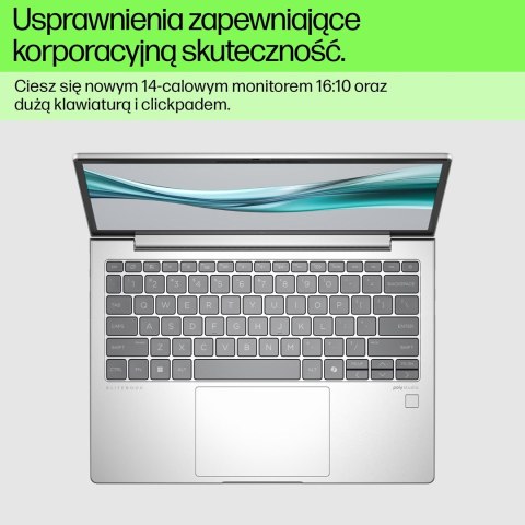 HP EliteBook 640 G11 Ultra 5 125U 14.0"WUXGA IPS 300nits AG 16GB DDR5 5600 SSD512 Intel Arc Cam 5 MPx 56Wh W11Pro Pike Silver Al