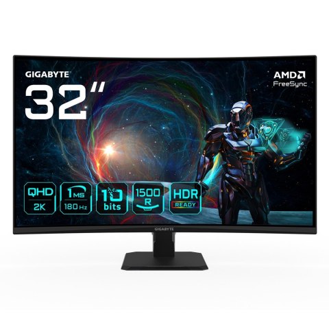 MONITOR GIGABYTE LED 31,5" GS32QCA 180Hz