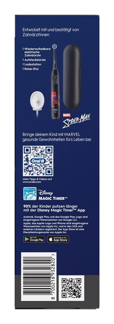 Szczoteczka elektryczna Oral-B iO Series 2 Kids 6+ Spiderman