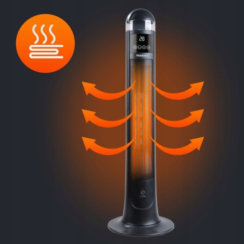 Webber ETNA TH2200B grzejnik ceramiczny 2200W z nawilżaczem