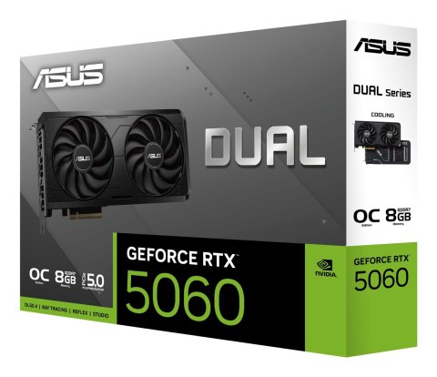 Karta graf. ASUS DUAL RTX 5060 EVO OC 8GB - BULK