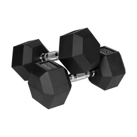 REBEL ACTIVE HANTLE ŻELIWNE GUMOWANE HEX 2X15KG RBA-2325-15