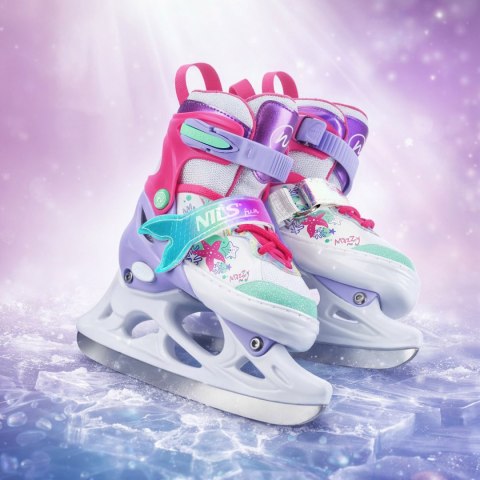 Nh18150 4W1 Łyżworolki Z Wym. Płozą Hokejową Mazzy Rozm. M(35-38) Nils Fun