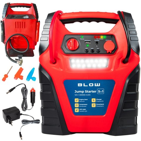 Jump Starter kompresor BLOW 5w1