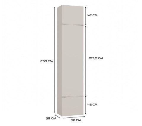 GARDEROBA HAGA II 1SZ1W KASZMIR