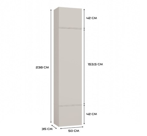 GARDEROBA HAGA IV 3SZ1W KASZMIR
