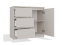 KOMODA 1 DRZWI 3 SZUFLADY KASZMIR KOMPLET
