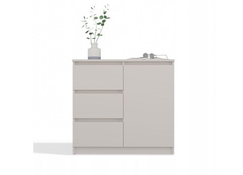 KOMODA 1 DRZWI 3 SZUFLADY KASZMIR KOMPLET