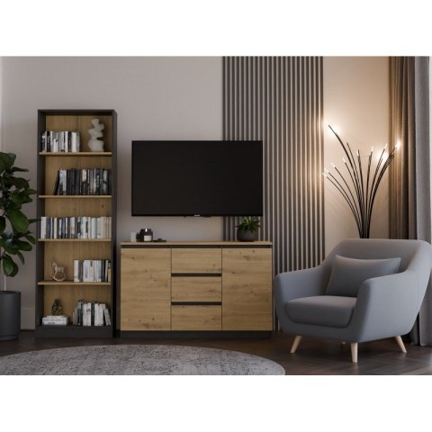 KOMODA 2 DRZWI 3 SZUFLADY ANT/ART BLAT ARTISAN KPL